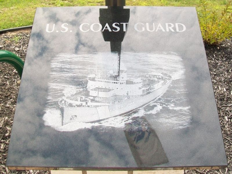 Veterans Memorial U.S. Coast Guard Marker image. Click for full size.