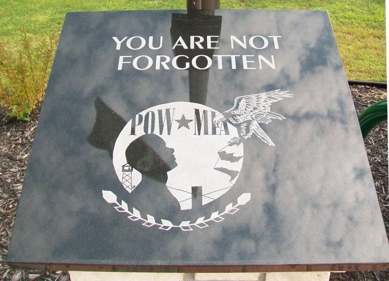 Veterans Memorial POW/MIA Marker. Click for full size. Veterans Memorial POW/MIA Marker image. Click for full size.