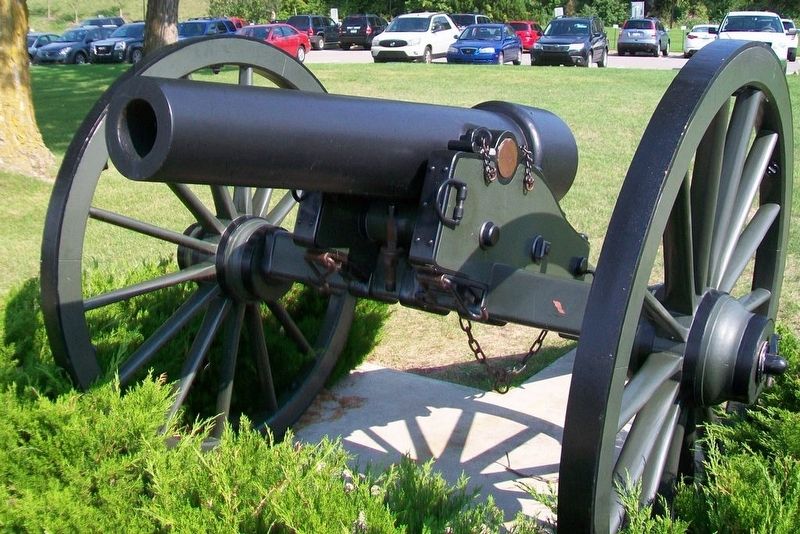 Restored Augusta Arsenal (CSA) Iron Napoleon Cannon image. Click for full size.