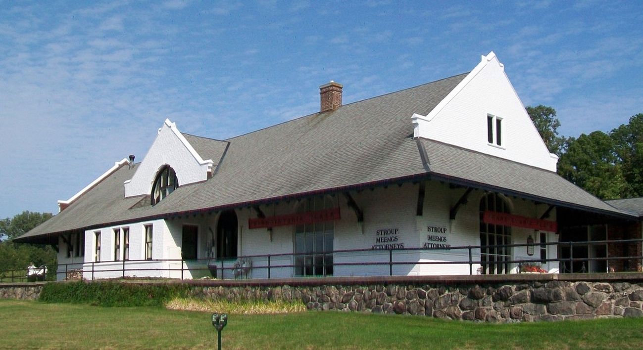 Grand Rapids and Indiana Railroad Station. Click for full size. Grand Rapids and Indiana Railroad Station image. Click for full size.