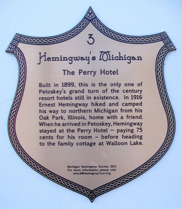 The Perry Hotel Marker image. Click for full size.