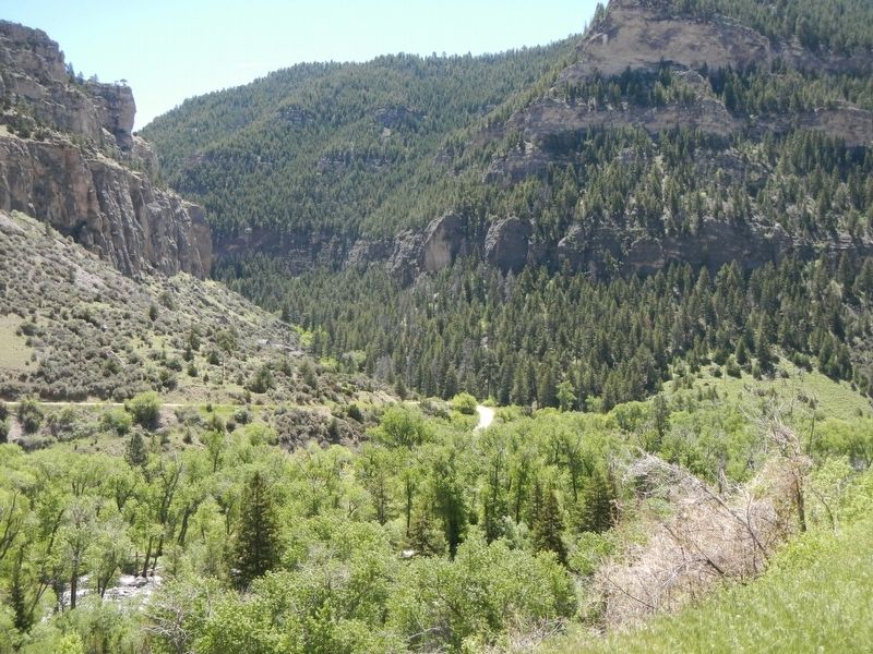 Tensleep Canyon. Click for full size. Tensleep Canyon image. Click for full size.