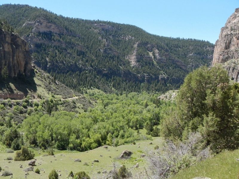 Tensleep Canyon. Click for full size. Tensleep Canyon image. Click for full size.
