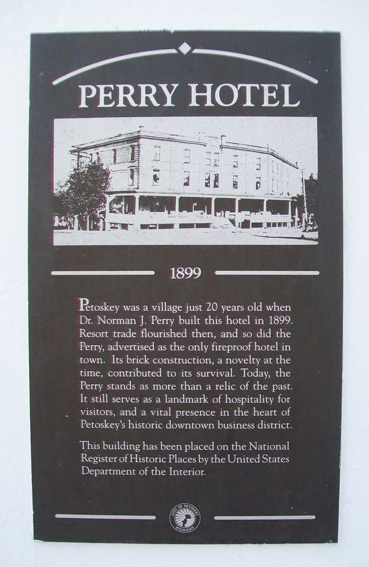 Perry Hotel Marker image. Click for full size.