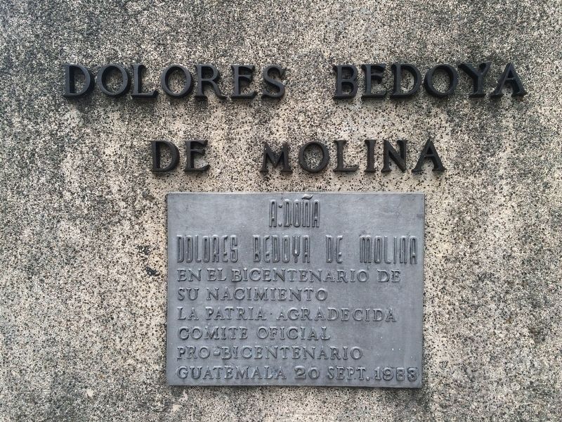 Dolores Bedoya de Molina Marker image. Click for full size.