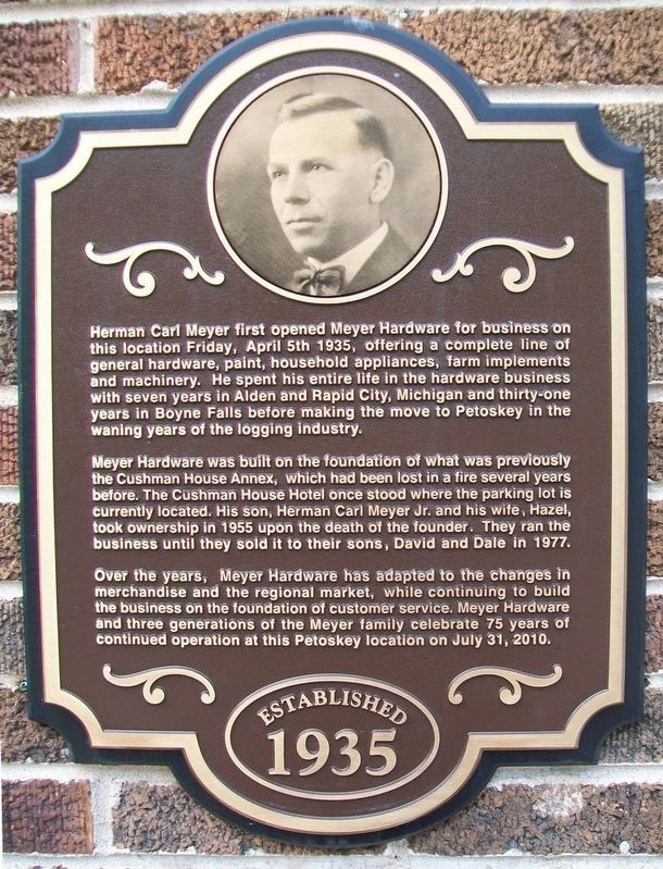 Meyer Hardware Marker image. Click for full size.