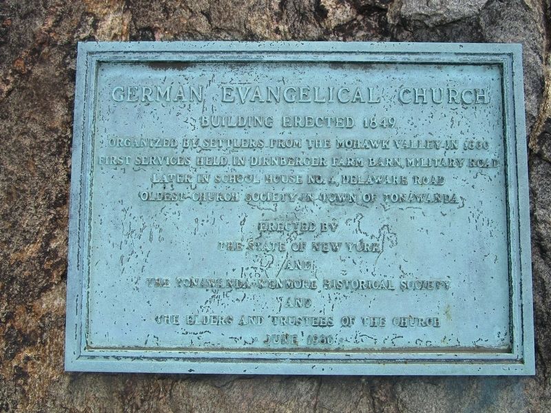 German Evangelical Church Marker image. Click for full size.