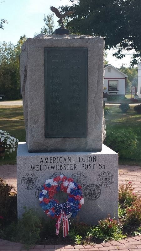 Canaan Veterans Monument image. Click for full size.