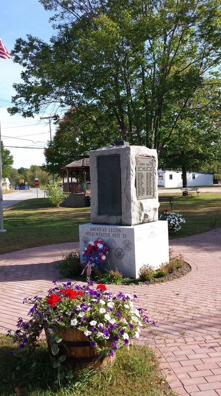 Canaan Veterans Monument image. Click for full size.