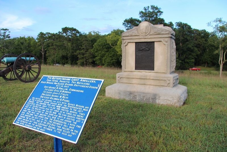 7th Indiana Battery Marker. Click for full size. 7th Indiana Battery Marker image. Click for full size.