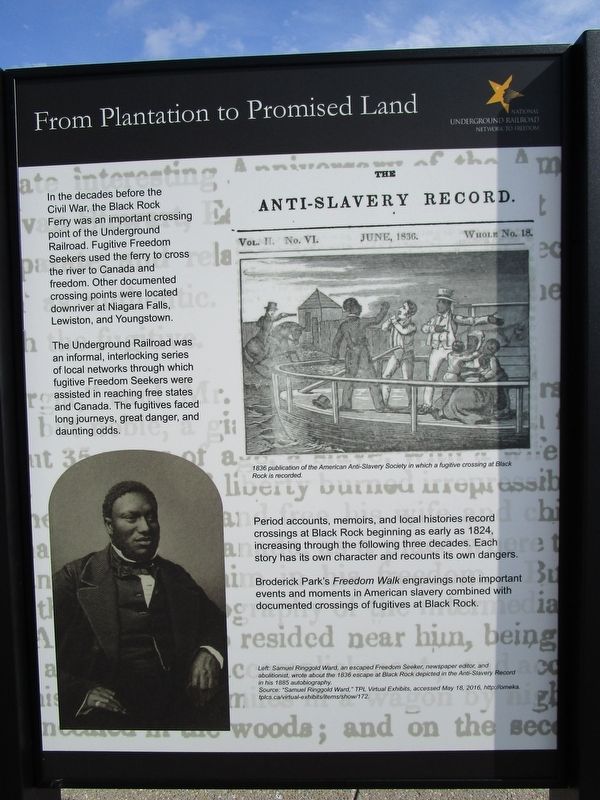 From Plantation to Promised Land Panel image. Click for full size.