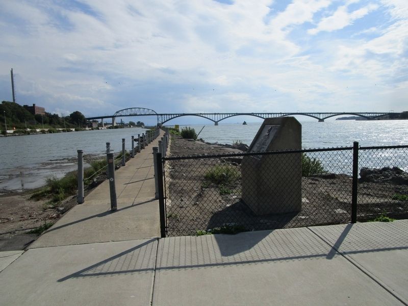 Nowak Pier Marker and Pier. Click for full size. Nowak Pier Marker and Pier image. Click for full size.
