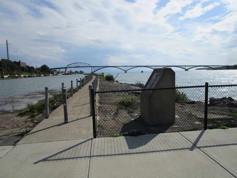 Nowak Pier Marker and Pier image. Click for full size.