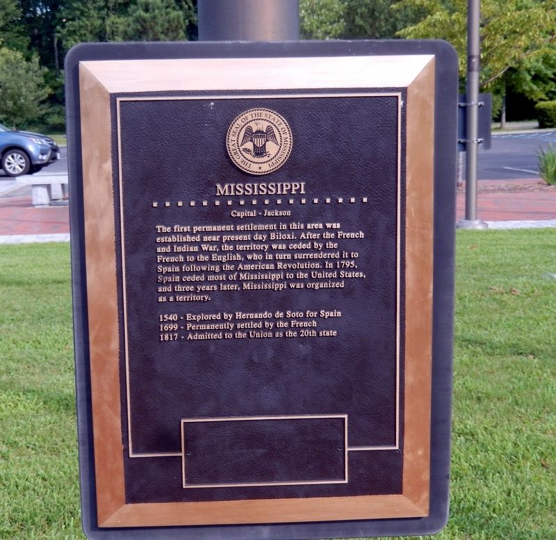 Mississippi Marker image. Click for full size.