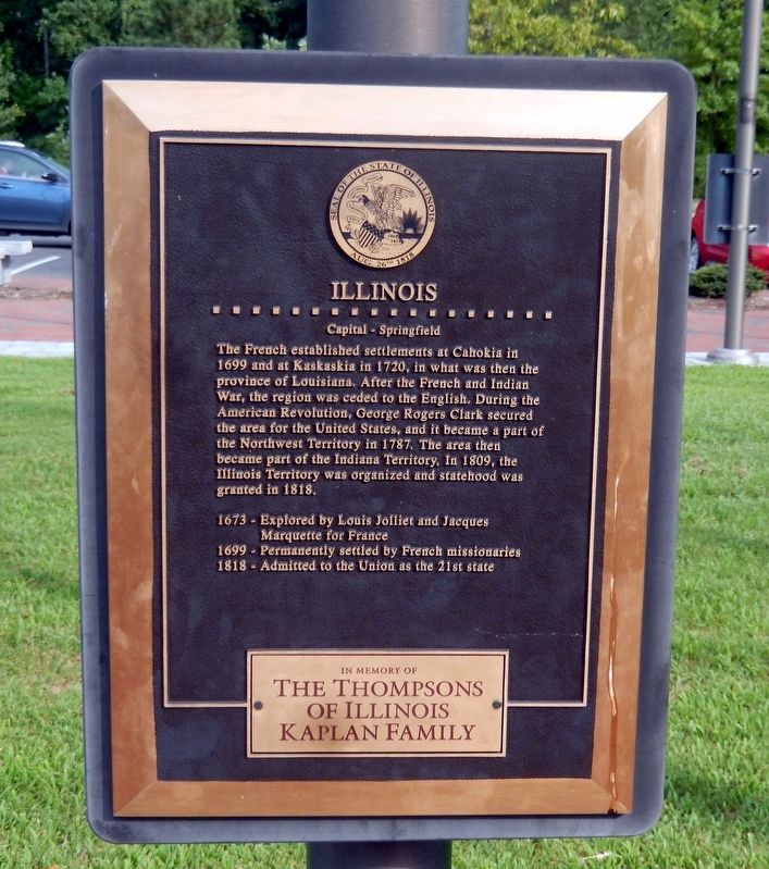 Illinois Marker. Click for full size. Illinois Marker image. Click for full size.