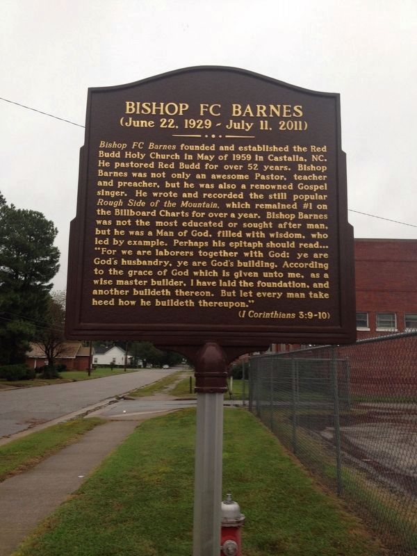 Bishop FC Barnes Marker image. Click for full size.