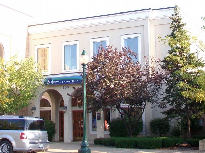Former Petoskey Post Office Location and Marker. Click for full size. Former Petoskey Post Office Location and Marker image. Click for full size.