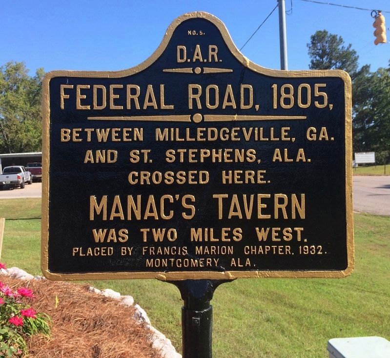 Federal Road, 1805 Marker image. Click for full size.