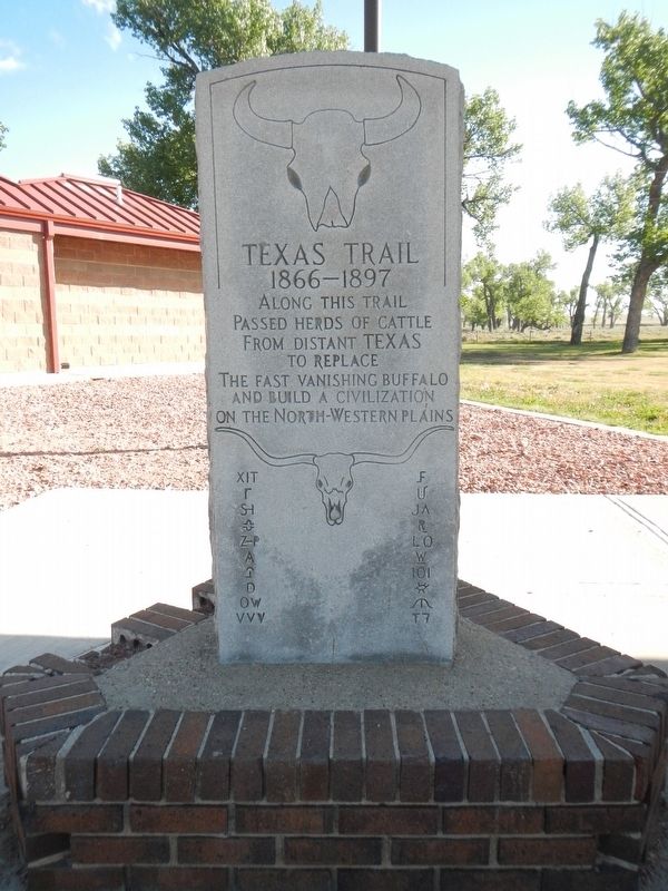 Texas Trail Marker image. Click for full size.