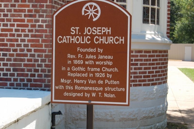 St. Joseph Catholic Church Marker image. Click for full size.