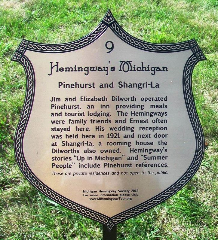 Pinehurst and Shangri-La Marker image. Click for full size.