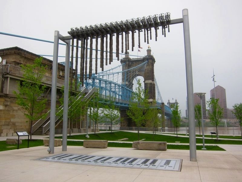 Worlds Largest Chime Foot Piano - Day View image. Click for full size.