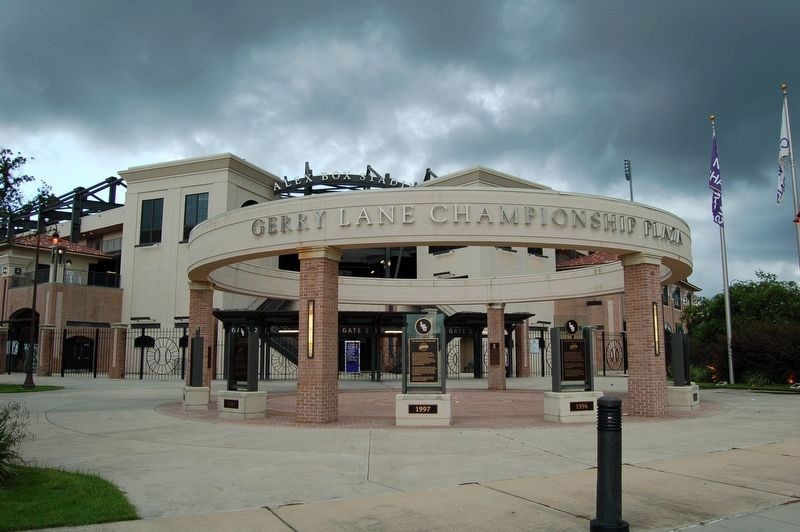 "Gerry Lane Championship Plaza" image. Click for full size.