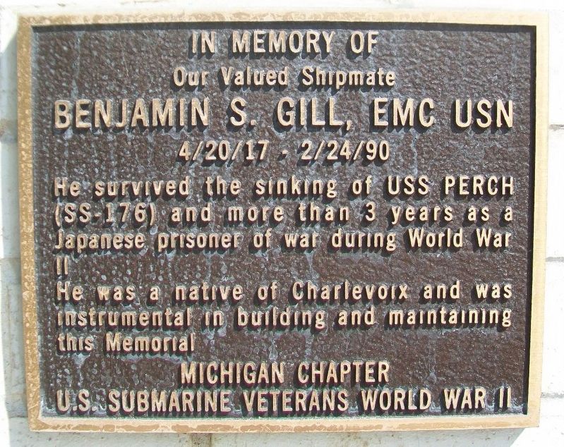 Benjamin S. Gill, EMC USN Marker image. Click for full size.