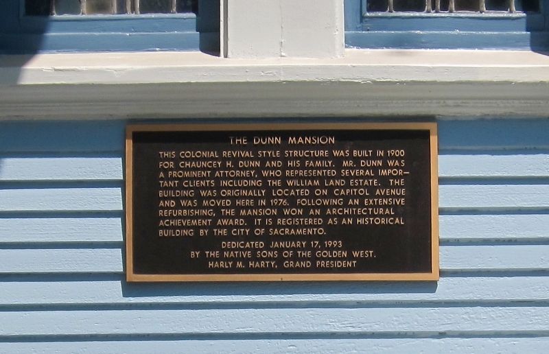 The Dunn Mansion Marker image. Click for full size.