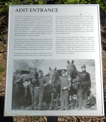 Adit Entrance Marker image. Click for full size.
