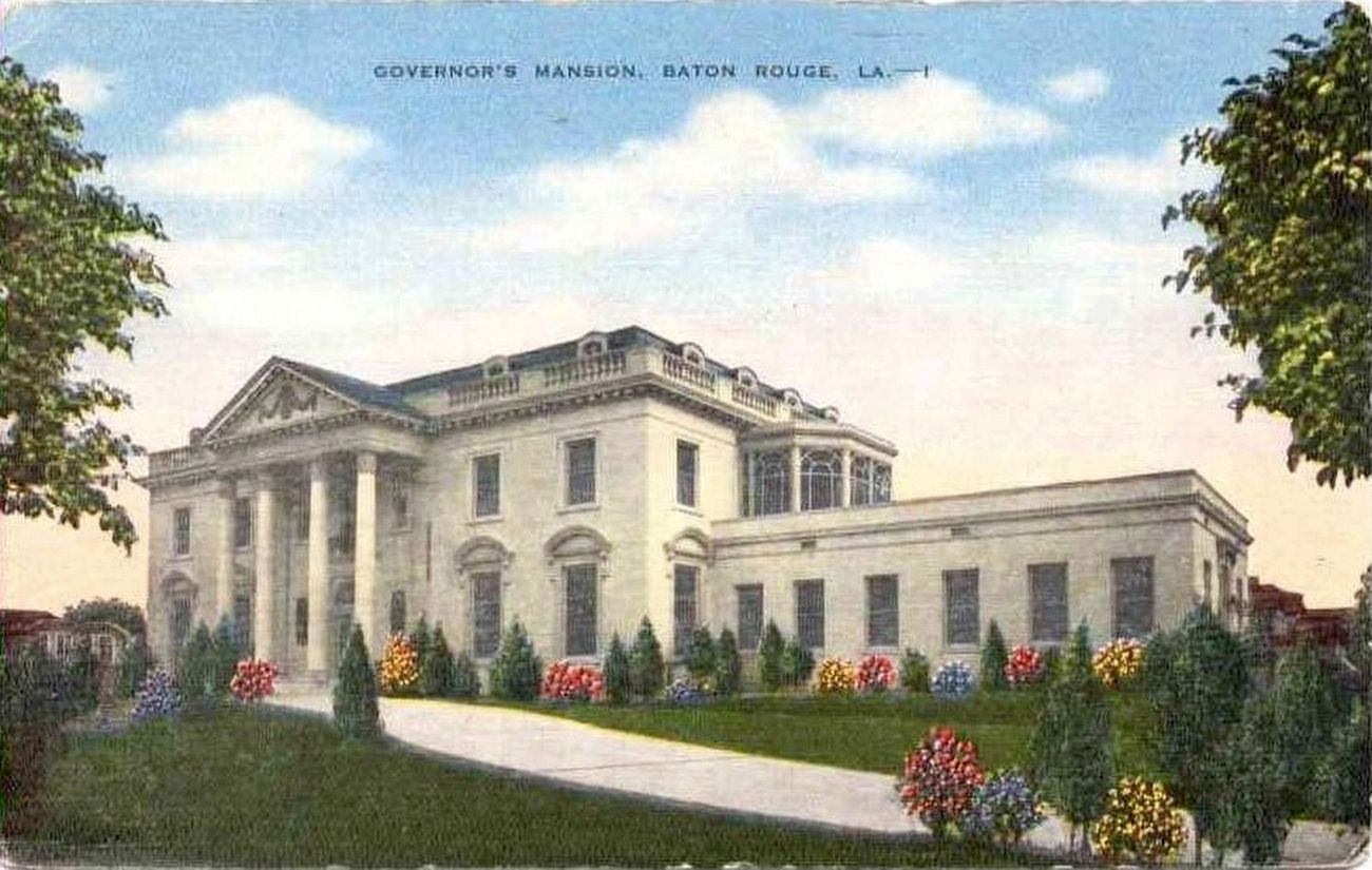 The Old Governor's Mansion - Postcard of Old Governor's Mansion image. Click for full size.