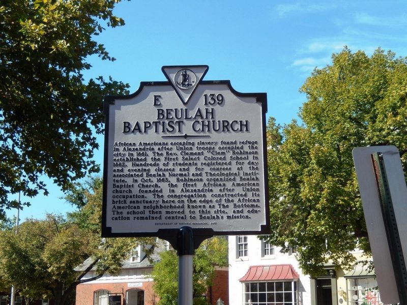 Beulah Baptist Church Marker image. Click for full size.