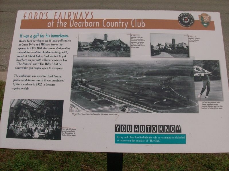 Ford's Fairways Marker image. Click for full size.