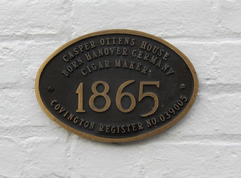 Caspar Ottens House Marker. Click for full size. Caspar Ottens House Marker image. Click for full size.