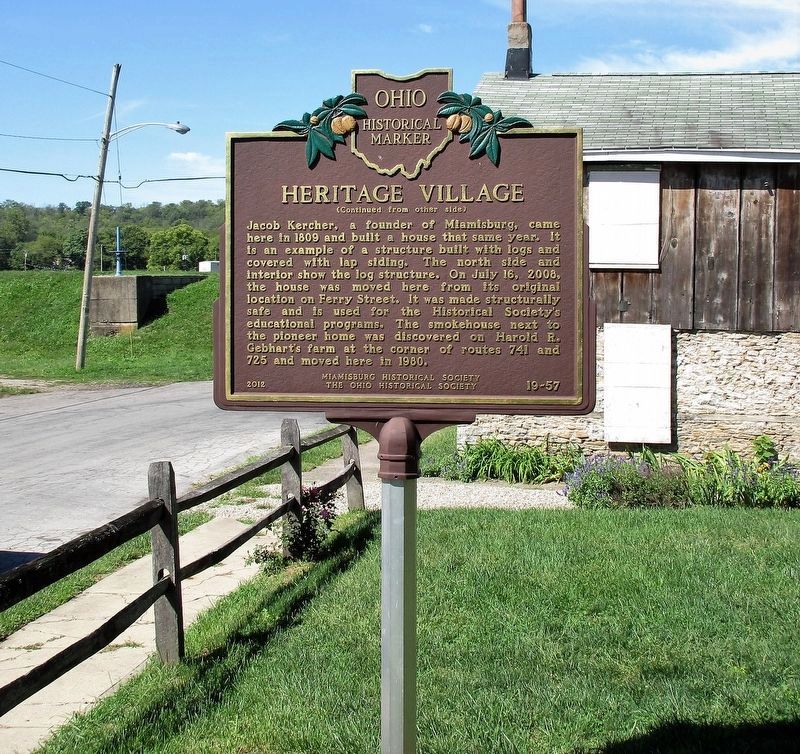 Heritage Village Marker. Click for full size. Heritage Village Marker image. Click for full size.