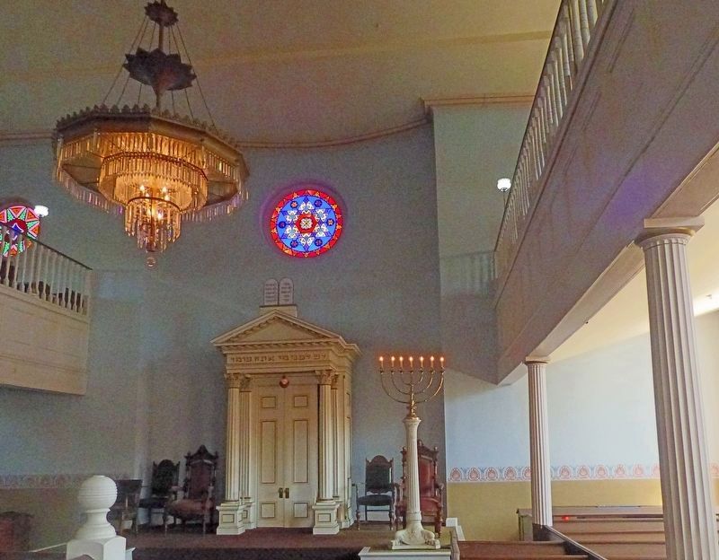 Lloyd Street Synagogue Interior. Click for full size. Lloyd Street Synagogue Interior image. Click for full size.