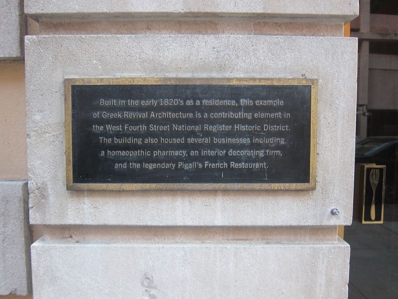 Greek Revival Architecture Example Marker. Click for full size. Greek Revival Architecture Example Marker image. Click for full size.