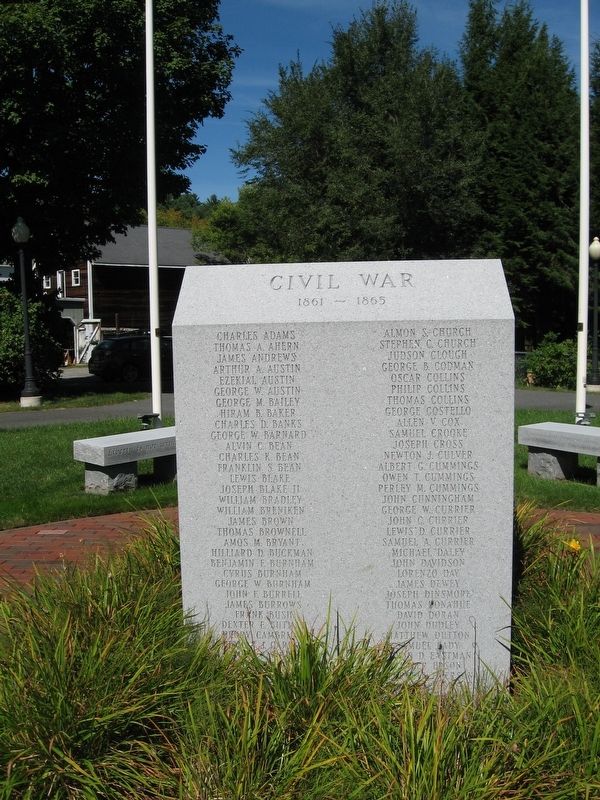 Enfield Civil War Monument image. Click for full size.
