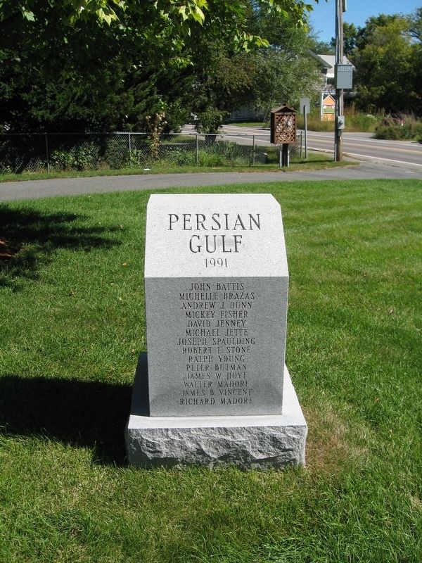 Enfield Persian Gulf - Afghanistan - Iraq War Monument. Click for full size. Enfield Persian Gulf - Afghanistan - Iraq War Monument image. Click for full size.