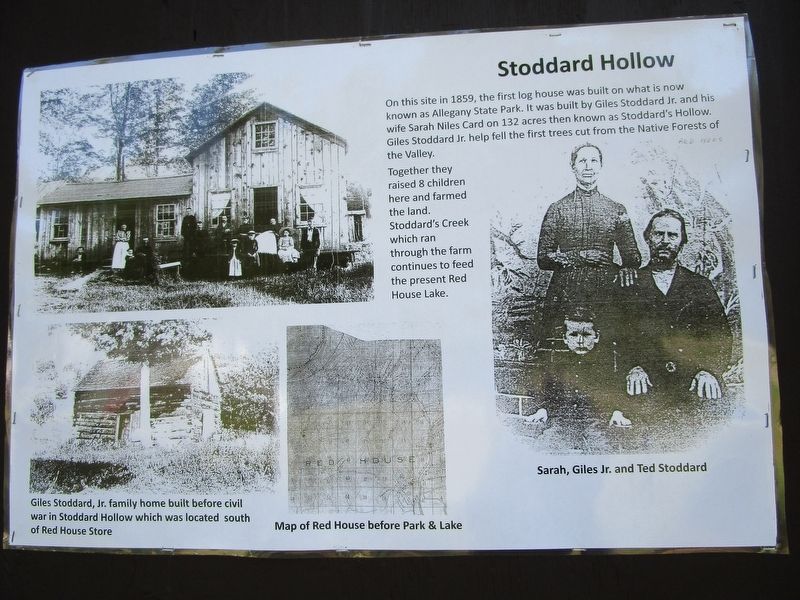Stoddard Hollow Marker image. Click for full size.