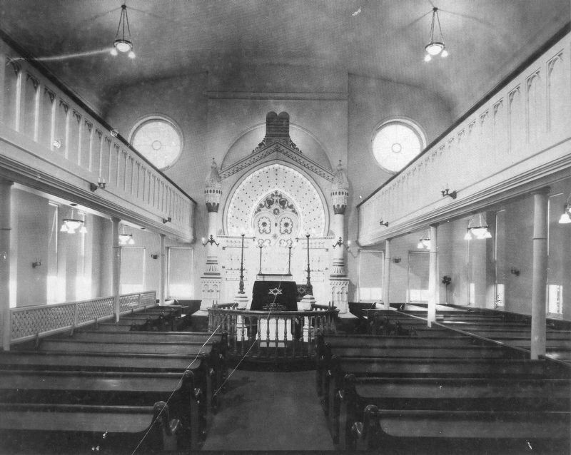 B'nai Israel Synagogue Interior. Click for full size. B'nai Israel Synagogue Interior image. Click for full size.