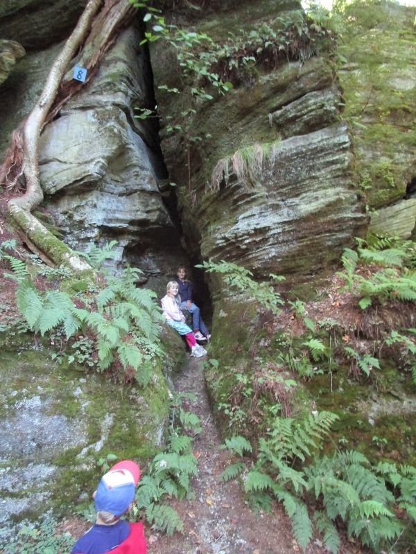 Paradise Alley crevice image. Click for full size.