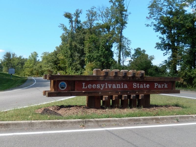 Sign at the entrance to Leesylvania State Park. Click for full size. Sign at the entrance to Leesylvania State Park image. Click for full size.