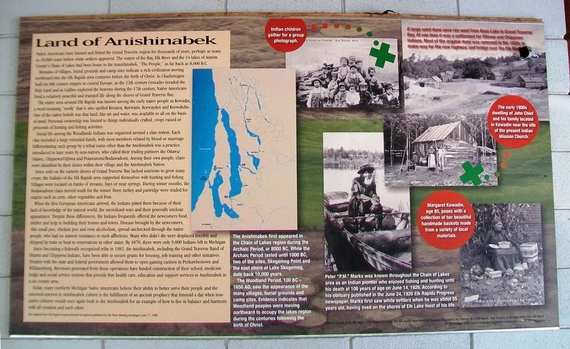 Land of Anishinabek Marker image. Click for full size.