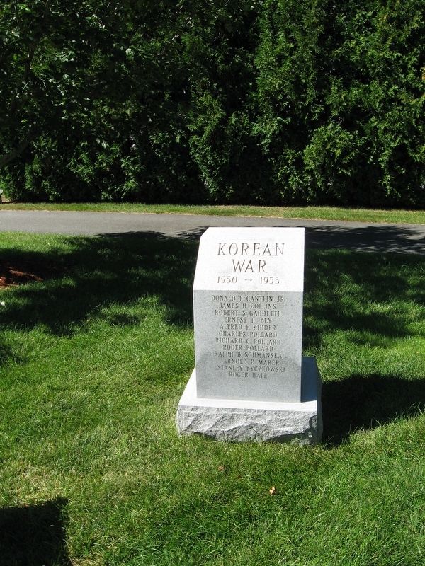 Enfield Korean War Monument. Click for full size. Enfield Korean War Monument image. Click for full size.