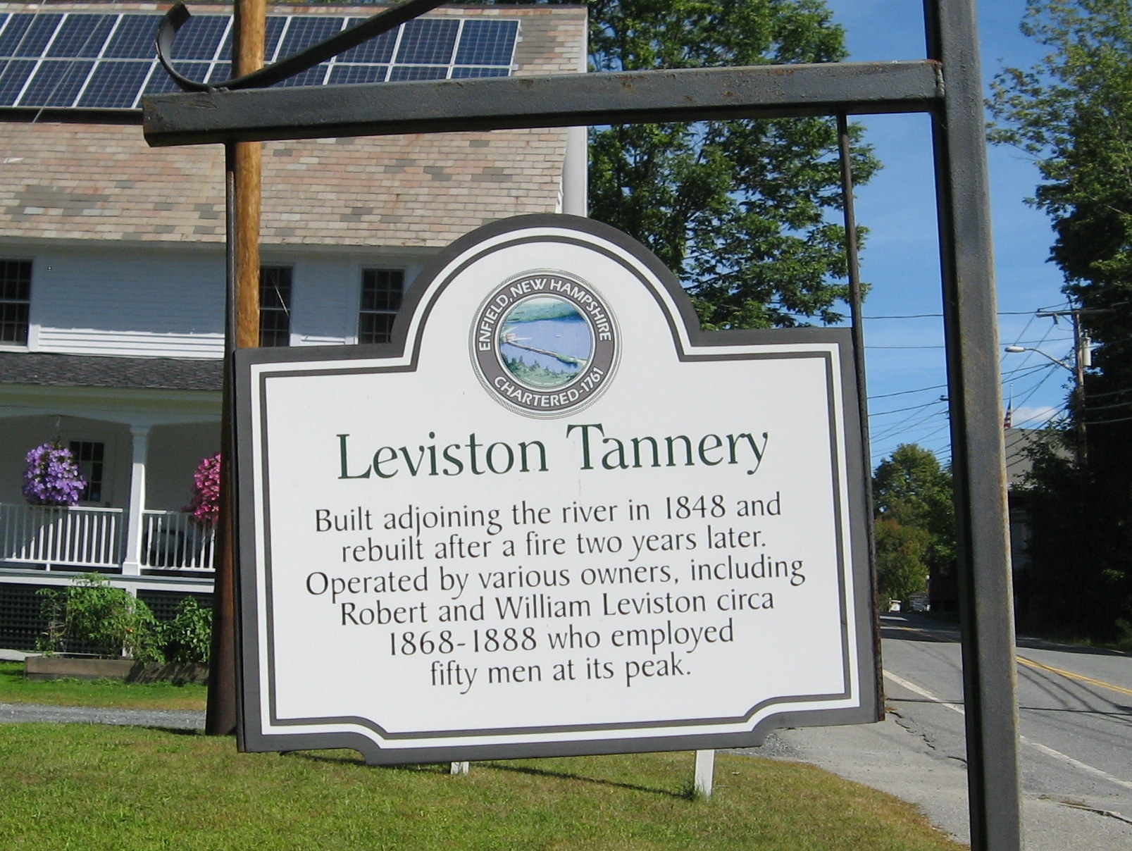 Leviston Tannery Marker