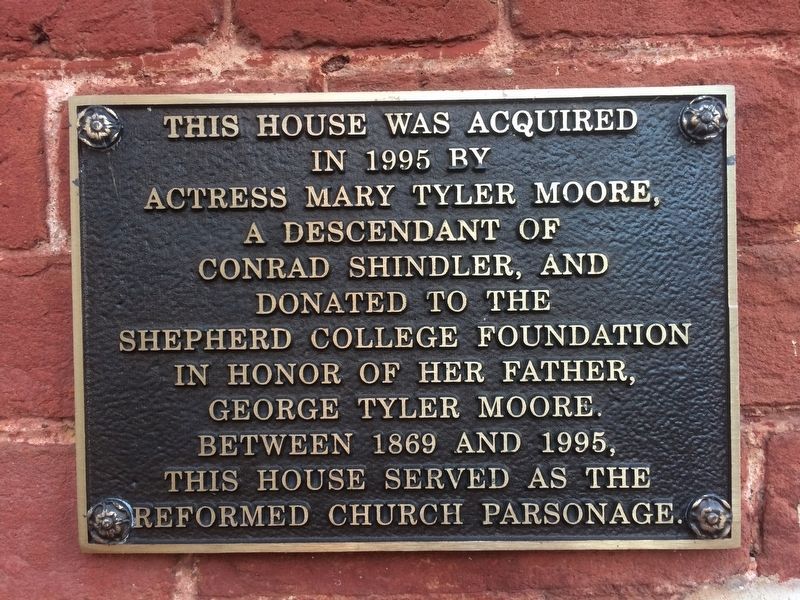 Reformed Church Parsonage Marker image. Click for full size.