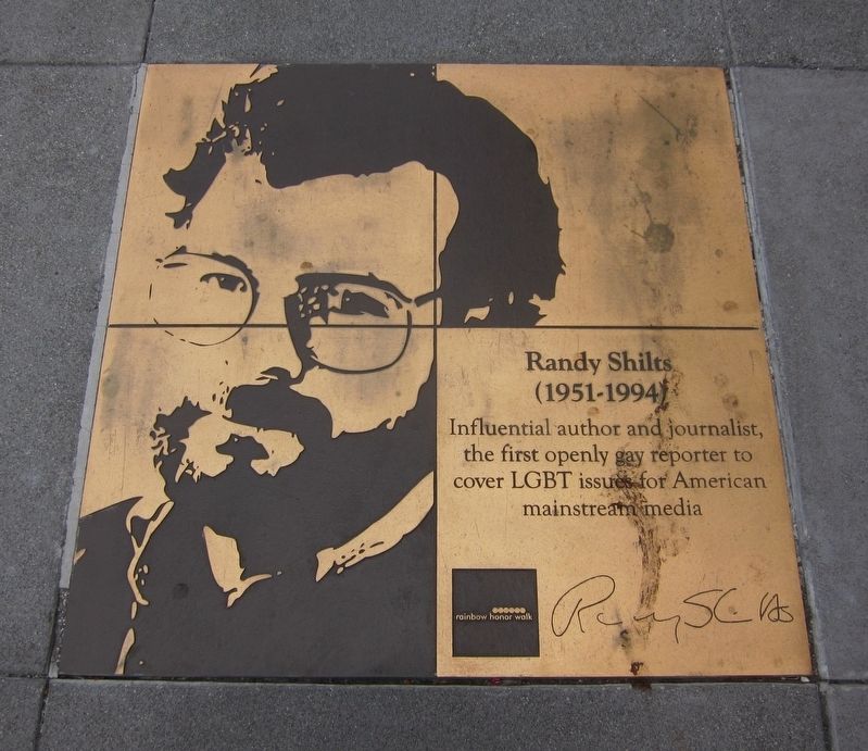 Randy Shilts Marker image. Click for full size.