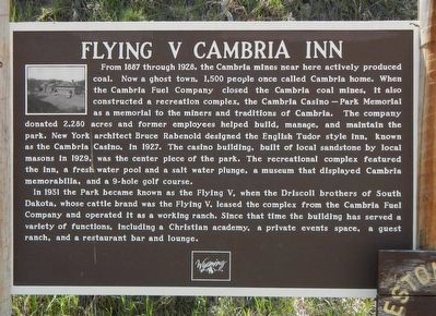 Flying V Cambria Inn Marker image. Click for full size.