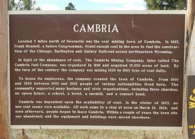 Cambria Marker image. Click for full size.